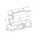 Ver mais imagens de Estante Home para TV até 55 Polegadas Aron Yescasa