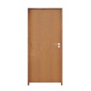 Ver imagem 2 de Porta Lisa Padrão Batente Ecológico 09 Fechadura 803/25 Inox 82 x 210cm Rodam Abertura Esquerda Marrom