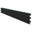 Ver imagem 4 de Painel Ripado Metálico Lystra Preto Absoluto – Kit 5,90 M² | Infinity Wall - Kingspan Isoeste