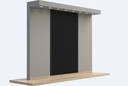 Ver imagem 2 de Painel Ripado Metálico Lystra Preto Absoluto – Kit 5,90 M² | Infinity Wall - Kingspan Isoeste