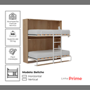 Ver imagem 6 de Kit Ferragens Cama Beliche Horizontal Retrátil de Parede