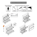 Ver imagem 5 de Kit Ferragens Cama Beliche Horizontal Retrátil de Parede