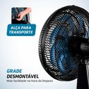 Ver imagem 3 de Ventilador de Mesa Maxis 6 Pás 40cm V-40-mx-b 60hz 127v