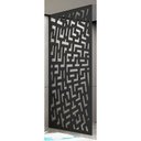 Ver imagem 2 de Painel Vazado Divisória Mdf Maia Preto - 1,80x2,70m
