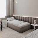 Ver imagem 1 de Cabeceiras de Cama Box Casal King Modulada Estofada 2,00mx60cm