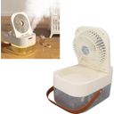 Ver imagem 1 de Ventilador Umidificador Inteligente de Mesa 2,5 Litros Dobrável sem Ruídos:pérola