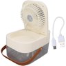 Ventilador Umidificador Inteligente de Mesa 2,5 Litros Dobrável sem Ruídos:pérola - 3