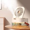 Ver imagem 2 de Ventilador Umidificador Inteligente de Mesa 2,5 Litros Dobrável sem Ruídos:pérola