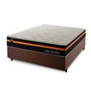 Ver imagem 5 de Conjunto Cama Box c/ Molas Ensacadas Sirius Preto Casal 138x188x65