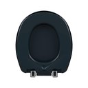 Ver imagem 5 de Assento Sanitário Plástico Astra Tas-k Almofadado Preto