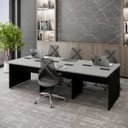 Ver imagem 1 de Mesa de Trabalho Escritório para 6 Pessoas 2,70m Cs Pre F5