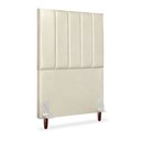 Ver imagem 4 de Cabeceira Estofada Solteiro Carla 90cm Corino Bege