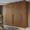 Ver imagem 1 de Guarda Roupa Casal 6 Portas Ripado Buriti Santos Andira Jatoba