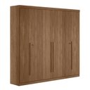 Ver imagem 2 de Guarda Roupa Casal 6 Portas Ripado Buriti Santos Andira Jatoba