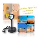 Ver imagem 3 de Luminária Pôr do Sol Led Sunset Foto Decoração Iluminação
