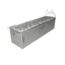 Ver imagem 6 de Vaso Floreira Jardineira Flat Polietileno 57x15x15cm Japi - Cimento Queimado