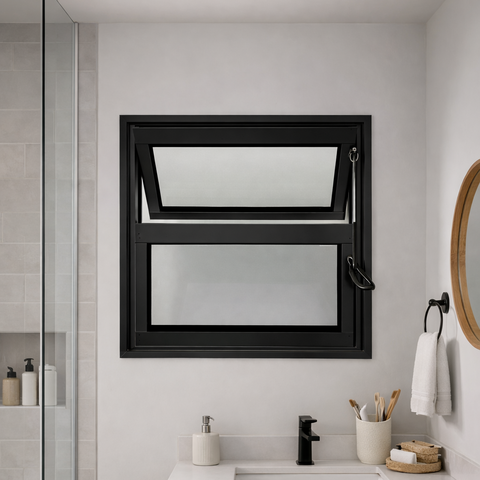 Vitro Basculante Preto 40x60 Linha 25 Jade