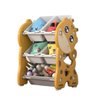 Estante Bau Infantil Caixa Organizadora de Brinquedos Armario Quarto Amarelo Girafinha - 1