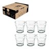 Jogo 6 Copos Tequila Dose Whisky Bourbon Cachaça Vidro 225ml - 1