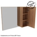 Ver imagem 5 de Conjunto Para Banheiro Gabinete E Espelheira BN3601x02 Amendoa Tecno Mobili