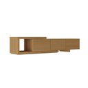 Ver imagem 3 de Rack Extensível TV até 50 Polegadas Planejado 195cm Aruá CabeCasa MadeiraOriginals Marrom Jatobá