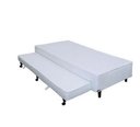 Ver imagem 2 de Cama Box Castor Solteiro Poli Branco com 2 Gavetas 79x198x27cm