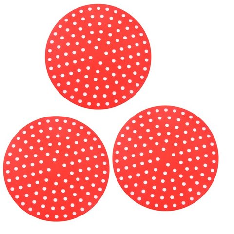 Kit 3 Tapetes Airfyer Protetor Silicone Antiaderente 19cm