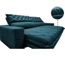 Ver imagem 4 de Sofá Retrátil e Reclinável 2,95m Molas Ensacadas Cama Inbox Spazus com Bordado 3d Velusoft Petró