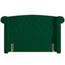 Ver imagem 4 de Cabeceira Cama Box Casal 160cm Sofia Bouclê Verde