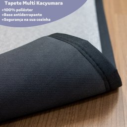 Tapete Antiderrapante de Cozinha Multi 70x50cm (cinza) - 4