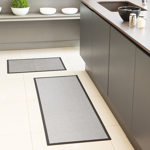 Tapete Antiderrapante de Cozinha Multi 70x50cm (cinza)