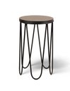 Ver imagem 1 de Mesa Lateral Bali Preto Fosco 50cm Paris Luz