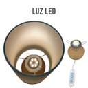 Ver imagem 3 de Luminaria Abajur Mesa USB Minimalista LED Candeeiro 3 Tons Iluminaçao Regulavel Cabeceira Decoraçao