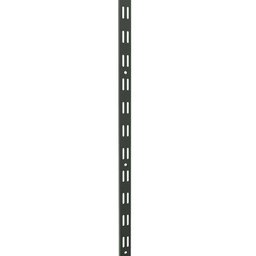 Trilho Cremalheira Duplo Comac Preto 200 Cm - 1