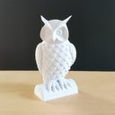 Ver imagem 3 de Coruja Decorativa - 15 Cm De Altura - Decoração sala, escritório - Toque 3D:Branco