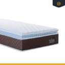 Ver imagem 7 de Cama Box Baú com Colchão de Espuma D33 Pillow Top Comfort Luxo + Auxiliar Unique Solteiro 88cm