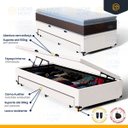 Ver imagem 6 de Cama Box Baú com Colchão de Espuma D33 Pillow Top Comfort Luxo + Auxiliar Unique Solteiro 88cm