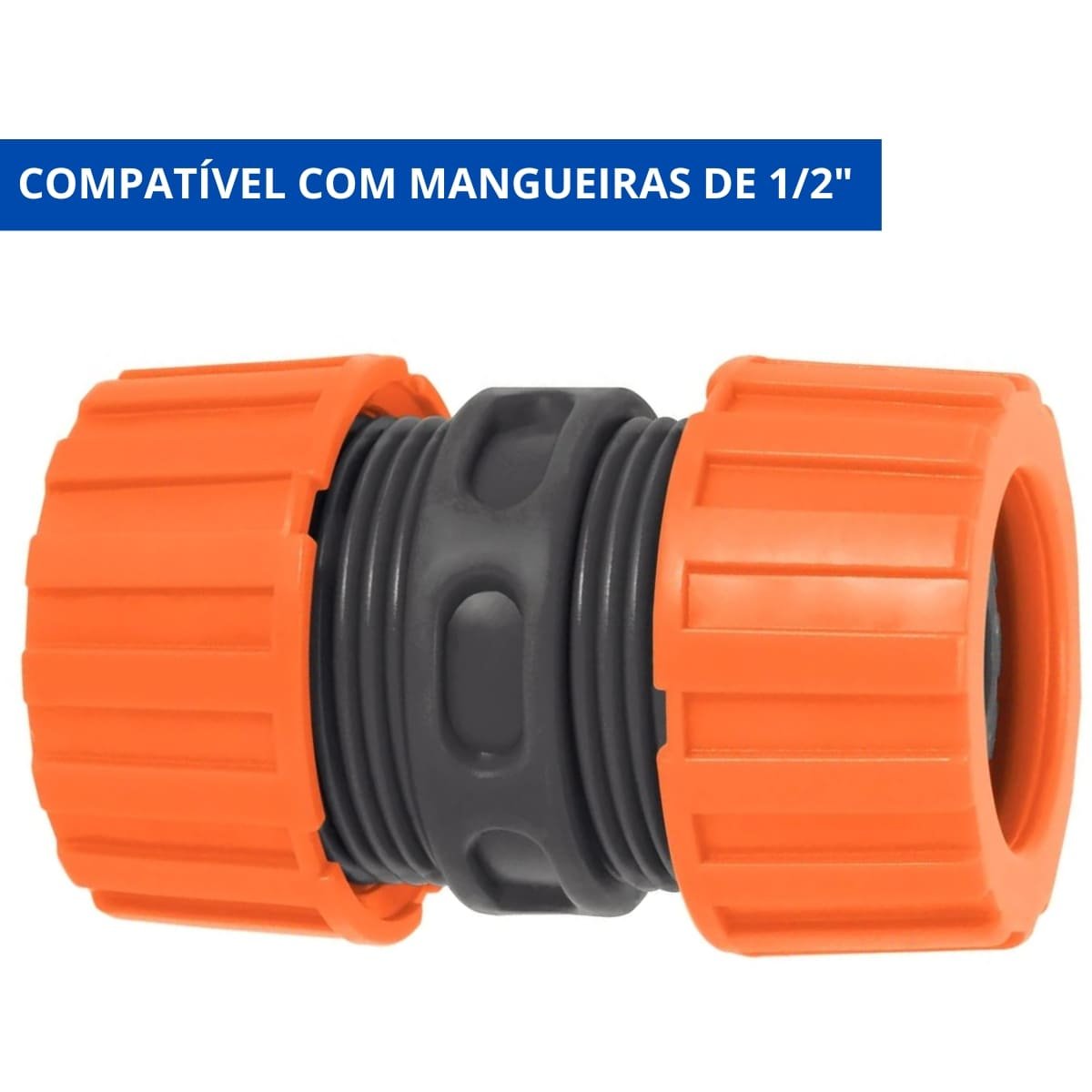 Emenda Ligação Reparadora Extensor Para Mangueira 1/2" | Tramontina | Kit 03 Un - 4