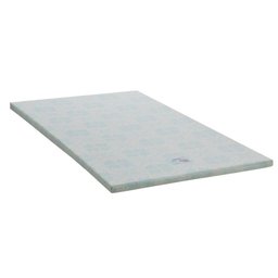 Colchonete Ortobom Physica Espuma D20 Solteiro Branco com detalhes azuis 78x188x04 - 1
