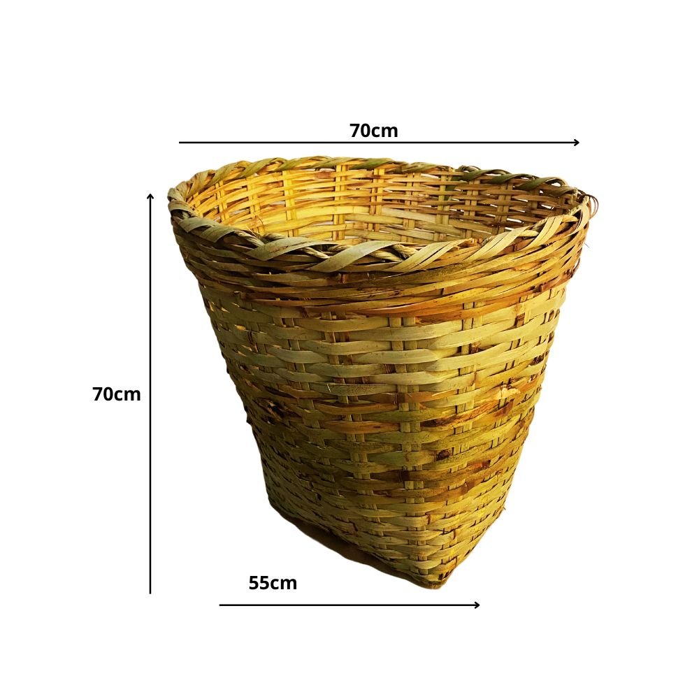 Cesto de Bambu - Balaio 70cm Diâmetro Nc Caieiras - 4