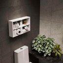 Ver imagem 3 de Nicho para Banheiro Lavabo Atenas Branco 50 X 30cm