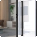 Ver imagem 5 de Puxador Inox 70cm U para Porta Pivotante Preto Fosco Fs