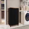 Armário Organizador Multiuso Pratic 2 Portas Preto/freijó - 3