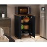 Armário Organizador Multiuso Pratic 2 Portas Preto/freijó - 2