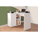 Ver imagem 1 de Mesa Escrivaninha Retangular Tech C 1 Porta de Correr MDF 140cm Branco