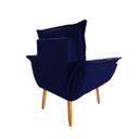 Ver imagem 3 de Kit 3 Poltronas Opala GatMagazine-Suede Azul Marinho