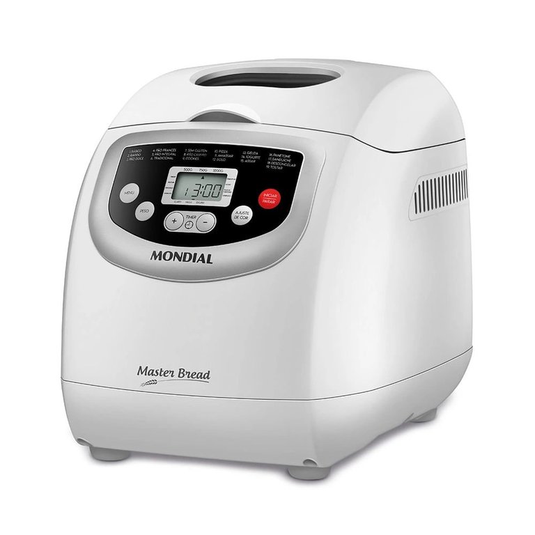 Panificadora Mondial Master Bread NPF-54 Branca - 220V Panificadora Mondial Master Bread NPF-54 Branca - 220V