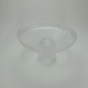 Ver imagem 3 de Centro de Mesa Decorativo de Vidro Transparente 17x25x25cm Sala Jantar Decoração