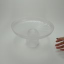Ver imagem 2 de Centro de Mesa Decorativo de Vidro Transparente 17x25x25cm Sala Jantar Decoração