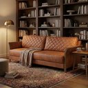 Ver imagem 6 de Sofa 2 Lugares Ambar 165 cm Braços Pes em Madeira Courino Tcs 727 Moll